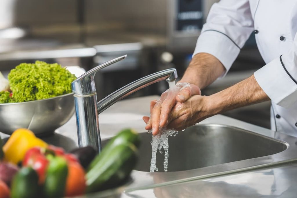 washing hand