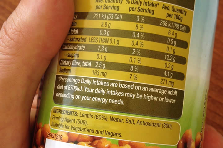 food label guides